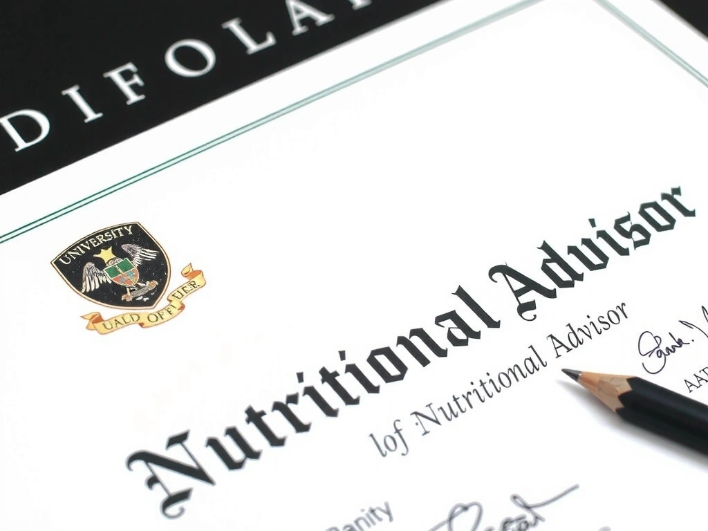 Diplom z oboru Poradce pro výživu